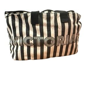 Victoria's Secret Monochrome Striped Tote